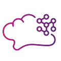 Confident cloud icon