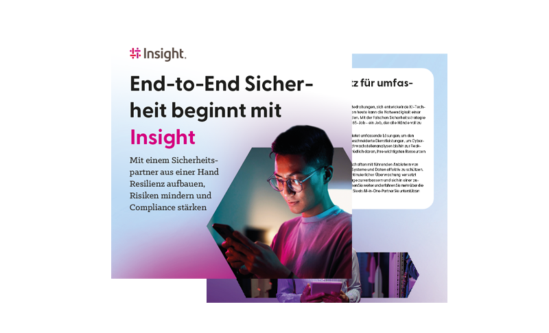End-to-End-Sicherheit beginnt mit Insight