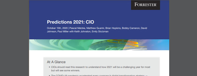 Artikel Forrester Predictions 2021: CIO Bild