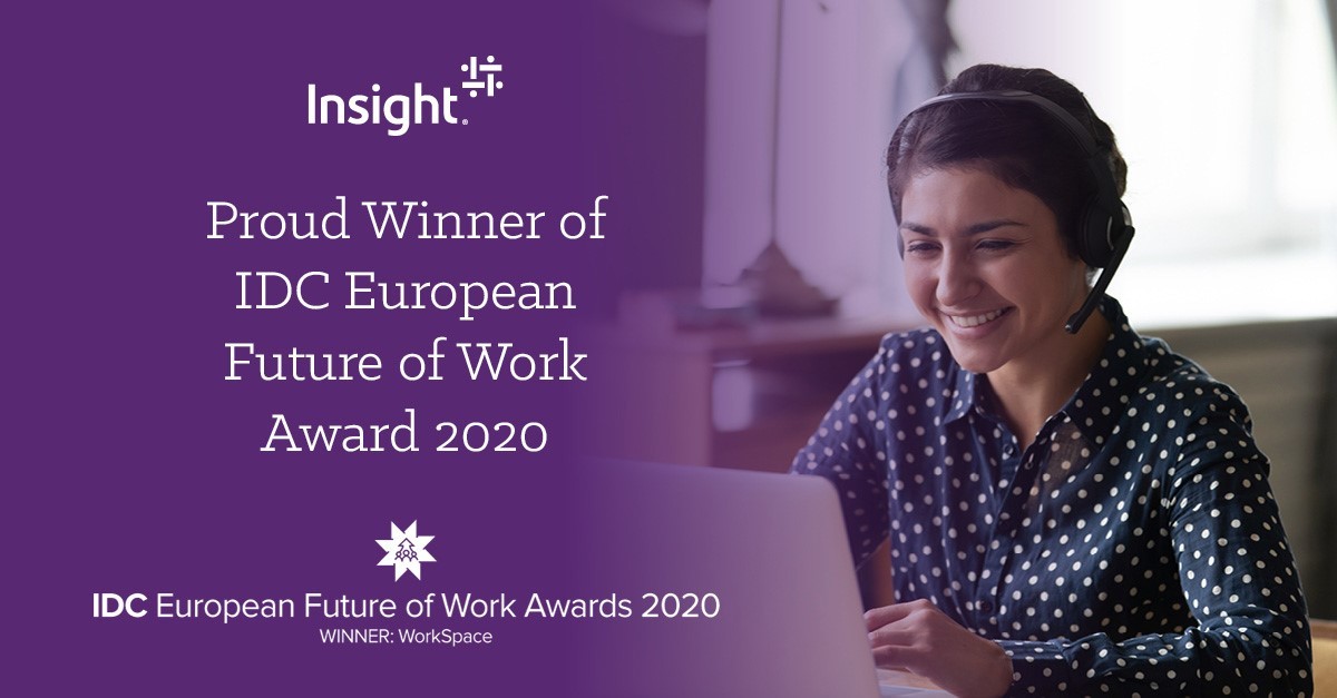 Insight Germany wins IDC European Future of Work Award 2020
