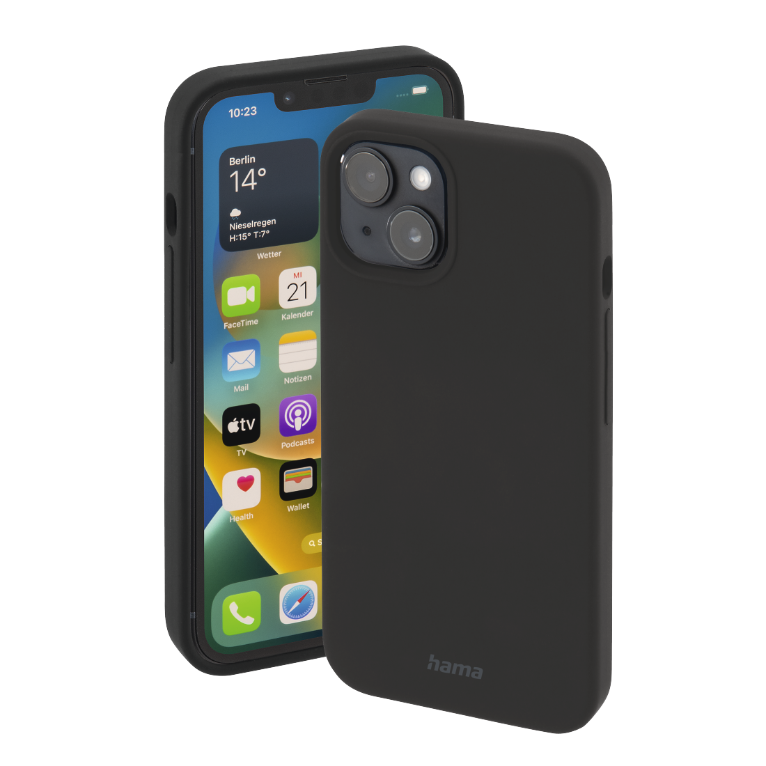 Hama Cover "MagCase Finest Feel PRO" für Apple iPhone 14, Schwarz