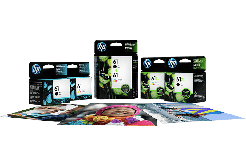 Original HP Ink drops reach the paper 2,000 times faster than the blink of an eye. Product image of the HP ink range