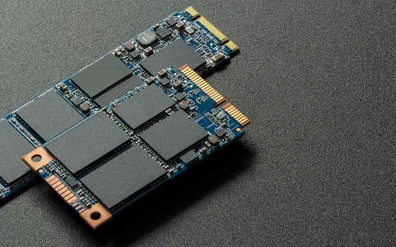Close up of the UV500 SSD