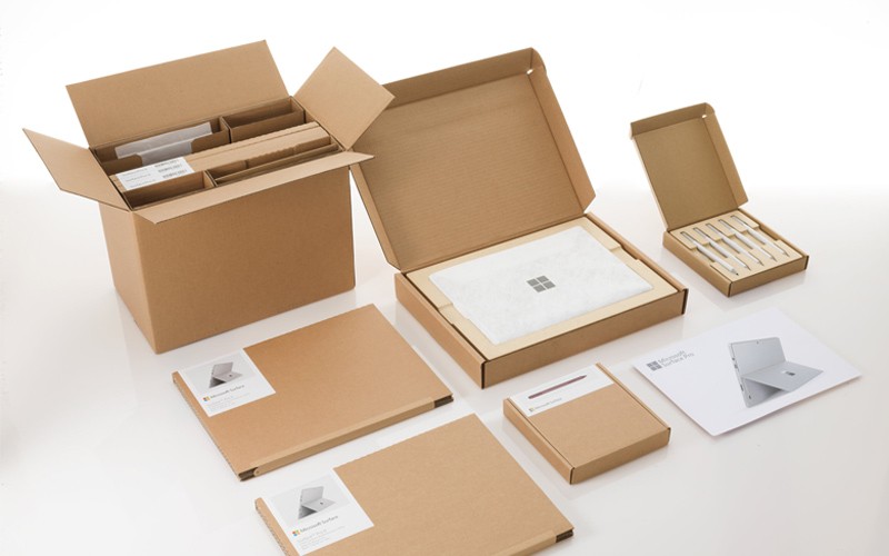 Microsoft Surface Product Design Sustainable packaging for Microsoft products