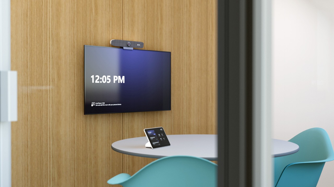Poly Fokus-Room Kit mit Poly Studio P15 USB Videobar und Touch Controller Poly GC8